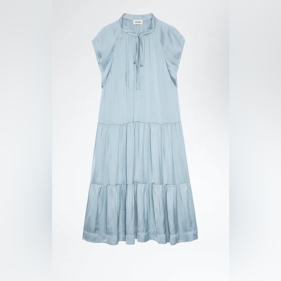 NWT Zadig & Voltaire Rito Satin Dress Revolve S - Picture 5 of 9